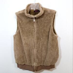 Super soft Teddy Bear fleece vest S/M Kimberly C